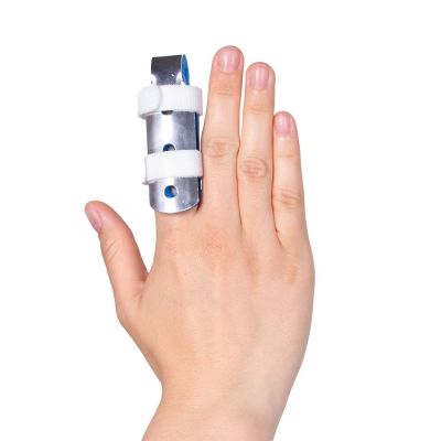 Dunimed fingerschiene mit verstellbarer band zum finger