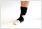 Novamed Fallfuß Orthese Zubehör – Ohne Schuhe Seiteansicht mit Socke