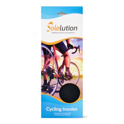 Solelution Cycling Fahrradsohlen Einlegesohlen im Karton