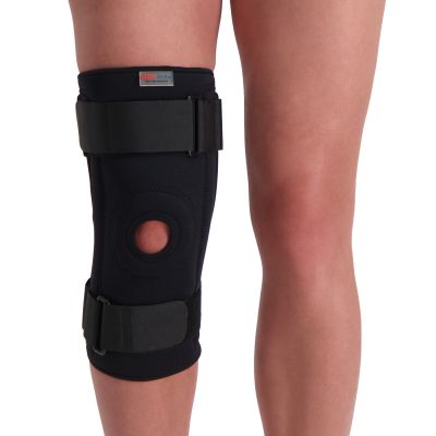 Super Ortho Kniebandage mit Federstahlstreben vorderseite