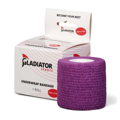 gladiator sports untertape bandage pro rolle lila