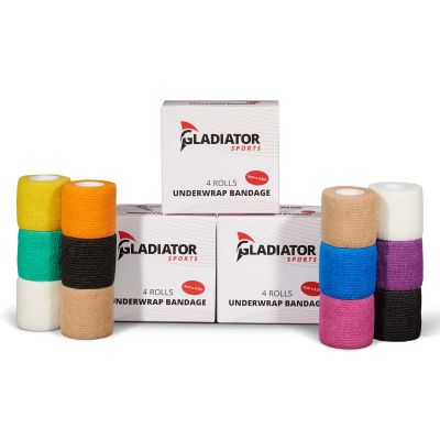 gladiator sports untertape bandage 12 rollen mit box 